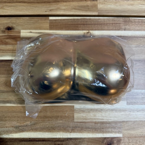 Cult Gaia Reina Clutch Bust Chest Sculptural in Brushed Brass $898 NEW In Box - Picture 10 of 11